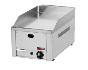 Płyta grillowa gazowa, ze stali nierdzewnej, gładka, chromowana, nastawna, 4 kW, 330x580x220 mm, inox | REDFOX, FTHC-30G