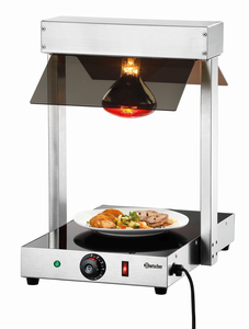 Płyta grzewcza z jedna lampą grzewczą, 380x555x550 mm | BARTSCHER, 1WL400