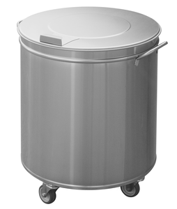 Kosz na odpady 75 l, o średnicy 530 mm i wysokości 610 mm | REDFOX, KO-75