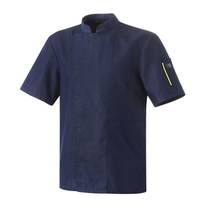 Kitel, krótki rękaw, rozmiar XXXL, denim | ROBUR, Nero