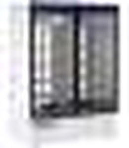 Szafa chłodnicza przelotowa przeszklona w obudowie ze stali nierdzewnej, drzwi suwane 1286 l | RAPA, Sch-2SR 1600 NZW