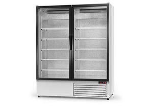 Szafa chłodnicza przeszklona, nierdzewna 1286 l | RAPA, Sch-S 1600 2NW