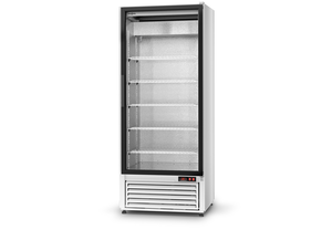 Szafa chłodnicza przeszklona, nierdzewna 464 l | RAPA, Sch-S 625 2NW