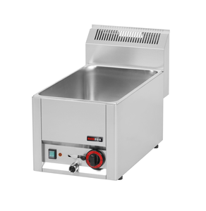 Bemar elektryczny 1-komorowy GN 1/1, z kranem spustowym, 1,5 kW, 330x600x290 mm, inox | REDFOX, Linia 600, BM30EL