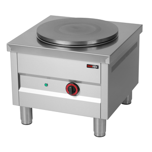 Taboret elektryczny 1-płytowy, 5 kW, 570x570x490-550 mm | REDFOX, ST-40E