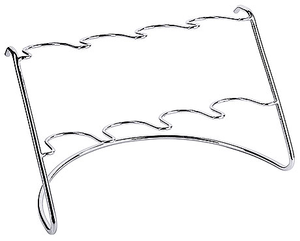 Etażera ze stali chromowanej na 8 słoików Weck | CONTACTO, 3295/880