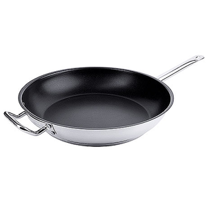 Patelnia do smażenia ze stali nierdzewnej z powłoką PTFE, o średnicy 360 mm | CONTACTO, 2213/360