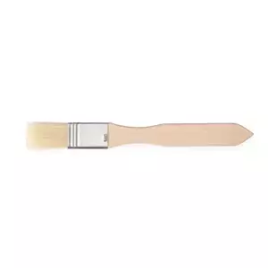 Pędzelek cukierniczy płaski z drewnianym uchwytem  20x210 mm, 2 szt. | HENDI, 515228