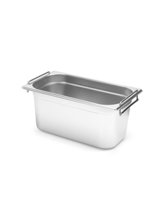 Pojemnik GN 1/3 150 mm z chowanymi uchwytami | HENDI, Budget Line