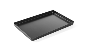 Taca cukiernicza ekspozycyjna 300x200x20 mm, czarna | HENDI, 808528