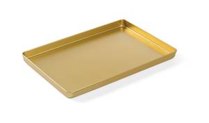 Taca cukiernicza ekspozycyjna 300x200x20 mm, kolor złoty | HENDI, 808559