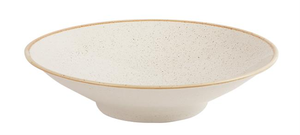Talerz okrągły na stopie ø 260x62 mm | PORLAND, Sand