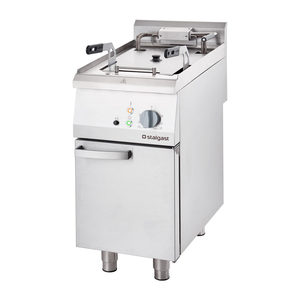Frytownica elektryczna jednokomorowa 15 l, nastawna, 15 kW, 400 V, 400x700x850 mm | STALGAST, Linia 700
