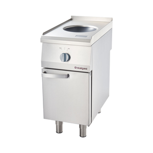 Wok indukcyjny, 5 kW, 400x700x850 mm | STALGAST, Linia 700