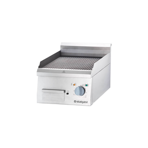 Płyta grillowa gazowa, ryflowana, nastawna, G20(gaz ziemny), 6,5 kW, 400x700x250mm | STALGAST, Linia 700
