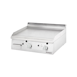 Płyta grillowa gazowa, gładka, nastawna, G30(propan-butan), 13 kW, 800x700x250mm | STALGAST, Linia 700