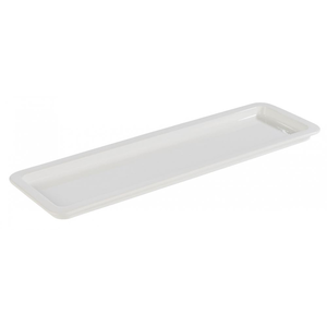 Pojemnik prostokątny z porcelany GN 2/4 530x162x60 mm, biały | APS, 82301