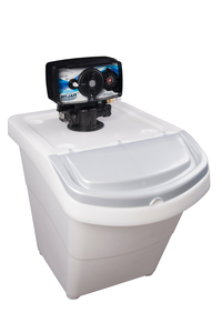 Zmiękczacz automatyczny, regeneracja objętościowa opóźniona, obsługa kilku urządzeń równocześnie | MIJAR, Pluton M