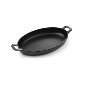 Rondelek owalny 263x140x37 mm, czarny | HENDI, Little Chef Mini