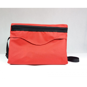 Torba na termos GN 1/1, z kodury, czerwona z czarną lamówką | FURMIS, GN 1/1 200