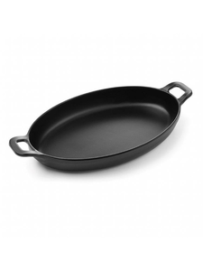 Rondelek owalny 263x140x37 mm, czarny | HENDI, Little Chef Mini