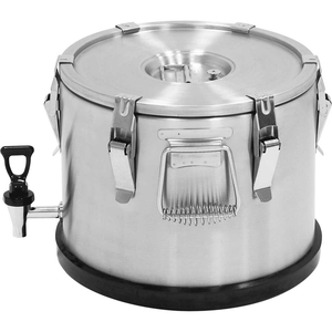 Termos stalowy z kranem 15 l | STALGAST, 052154