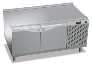 Stół chłodniczy 2-drzwiowy, 0,28 kW, 1200x630x610 mm | BERTO'S, Macros 700, Multi Cold, 7SF2P120