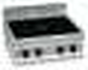 Kuchnia na podczerwień 4-polowa, nastawna, 12,8 kW, 800x700x290 mm | BERTO'S, Macros 700, Infrared, E7P4B/VTR