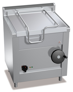 Patelnia elektryczna przechylna z misą ze stali nierdzewnej, 60 l, 9 kW, 800x700x900 mm | BERTO'S, Macros 700, High-Tech MAXI, E7BR8/I