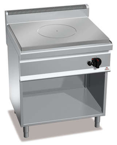 Kuchnia gazowa z płytą grzewczą, wolnostojąca, 10 kW, 800x700x900 mm | BERTO'S, Macros 700, High Power, G7TPM