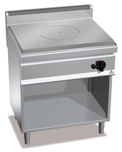 Kuchnia gazowa z płytą grzewczą, wolnostojąca, 10 kW, 800x700x900 mm | BERTO'S, Macros 700, High Power, G7TPM