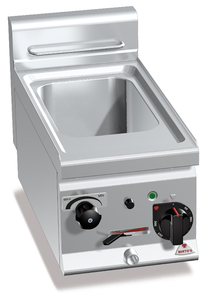 Urządzenie do gotowania makaronu i pierogów elektryczne, nastawne, jednokomorowe 11 l, 27,5 kW, 300x600x290 mm | BERTO'S, Plus 600, Pasta Italy, E6CP3B