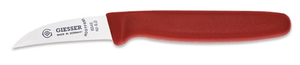 Nóż do obierania 60 mm, czerwony | GIESSER, 8545 sp