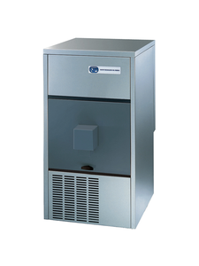 Kostkarka do lodu typu full cube 44 kg/24 h, pojemność zasobnika 12 kg, chłodzona powietrzem, 0,45 kW, 500x630x920 mm | NTF, D 90 A