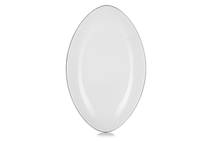 Talerz owalny 350x223 mm, biały błyszczący | REVOL, Equinoxe