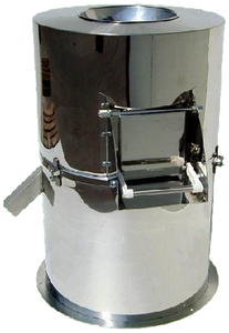 Obieraczka do ziemniaków i warzyw ze stali nierdzewnej, 12 kg, 0,55 kW, 700x700x950 mm | REDFOX, SKBZ12N