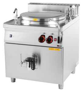 Kocioł warzelny elektryczny z pośrednim systemem grzania, 150 l, 21 kW, 800x900x900 mm, inox | REDFOX, Linia 900, BI90/150E