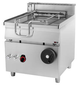 Patelnia przechylna elektryczna, 15 kW, 80 l, 800x900x900 mm, inox | REDFOX, Linia 900, BR90/80E