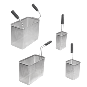 Kosz do urządzeń do gotowania makaronu i pierogów 1/6, prawy VT90/40E, VT90/80E, 160x150x220 mm | REDFOX, Linia 900, VTL1/6P