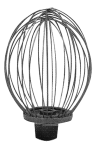 Rózga do miksera, srebrna | RMGASTRO, 3142