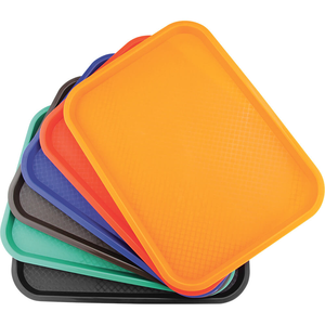 Taca fast food z polipropylenu 300x400 mm, zielona | GREDIL, 413302