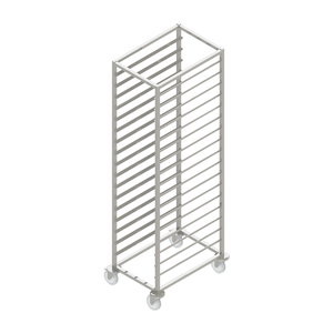 Wózek GN 1/1 - 383x540x1750 mm | RMGASTRO, IVZ 11