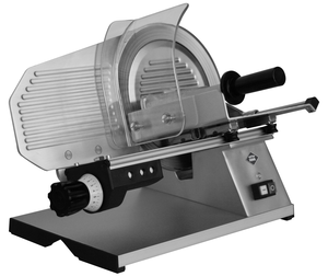 Krajalnica, gładki nóż o średnicy 300 mm, 0,22 kW, 480x580x515 mm | RMGASTRO, GMS-300