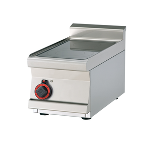 Kuchnia ceramiczna 2-polowa top, 3.3 kW, 300x600x280 mm, 400 V, inox | RMGASTRO, PCCT-63 ET