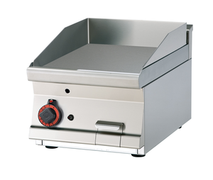 Płyta grillowa gazowa, ze stali nierdzewnej, gładka, chromowana, 6 kW, 400x600x280 mm, inox | RMGASTRO, FTLT-64 GS