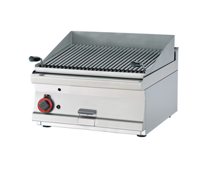 Grill lawowy gazowy top, 8,9 kW, 600x600x280 mm, inox | RMGASTRO, CWT-66 G