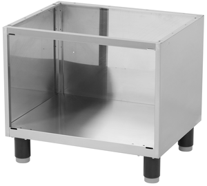 Podstawa z szafką otwartą, 900x485x570 mm, inox | RMGASTRO, M-63