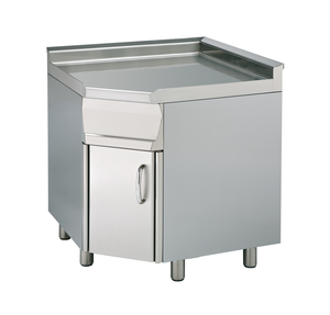 Moduł rogowy, 800x800x600x900 mm, inox | RMGASTRO, PLA-68