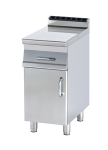 Płyta robocza z szufladą GN 1/1, 400x700x900 mm, inox | RMGASTRO, PL-74