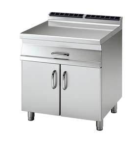 Płyta robocza z szufladą 2x GN 1/1, 800x700x900 mm, inox | RMGASTRO, PL-78